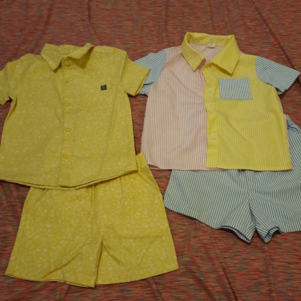 Yellow and Blue Kids Spring Sets Bundle
